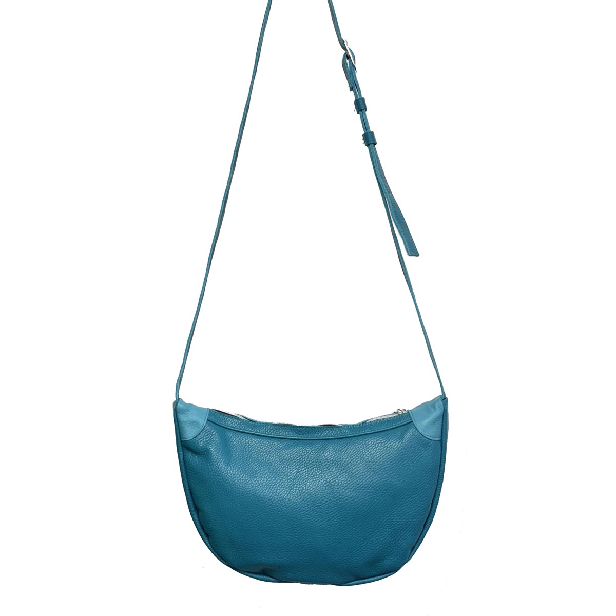 Half Moon Baguette Bag / turquoise