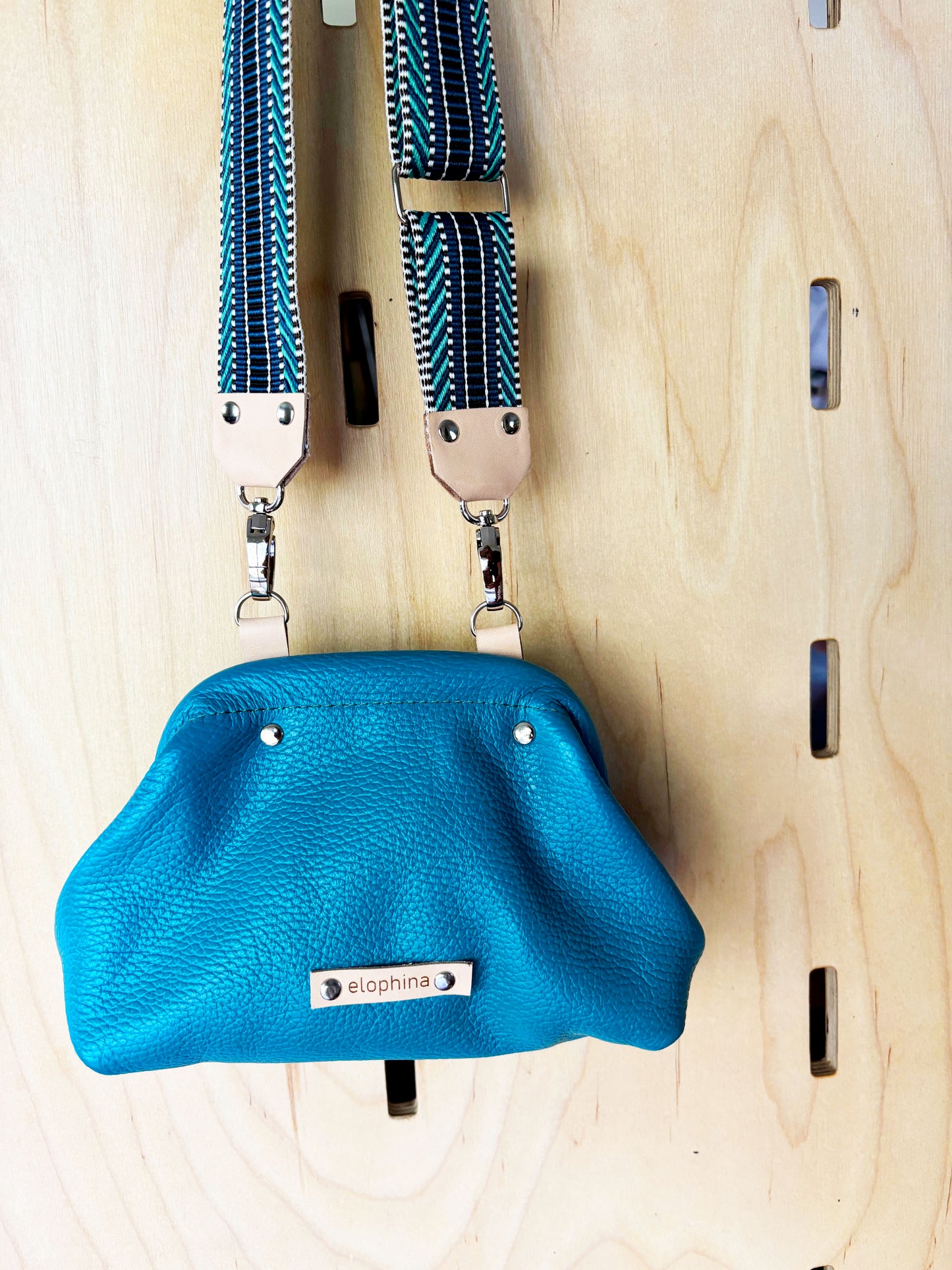 Mini Crossbody Clutch Purse green/turquoise