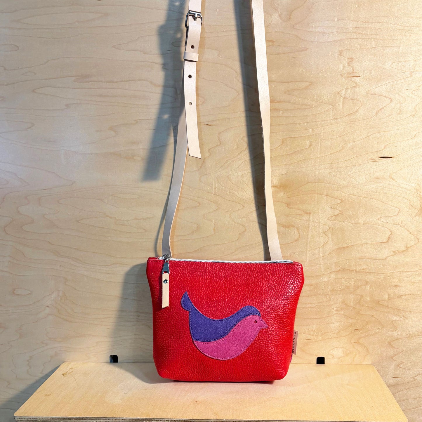 Bird Crossbody red/pink