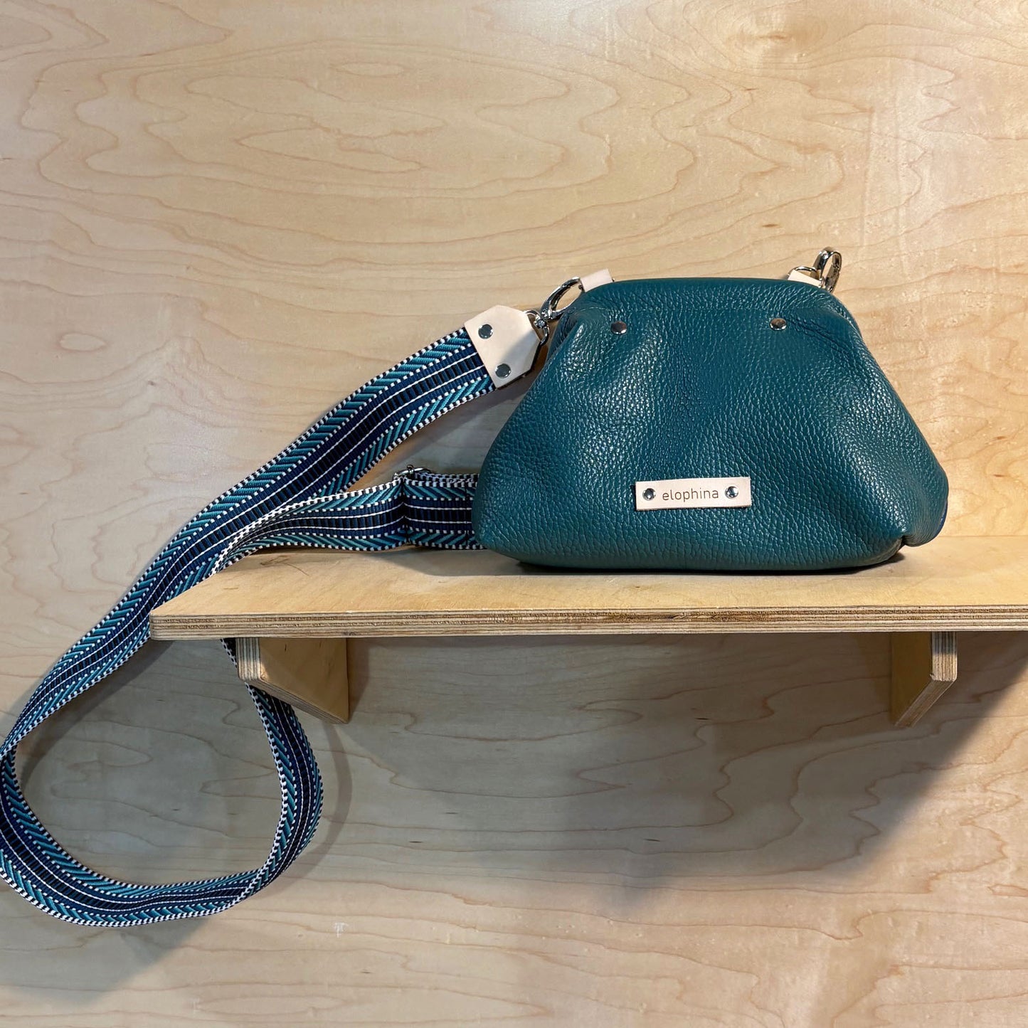 Mini Crossbody Clutch Purse teal/green