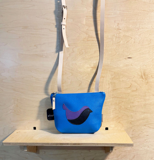 Bird Crossbody blue/black