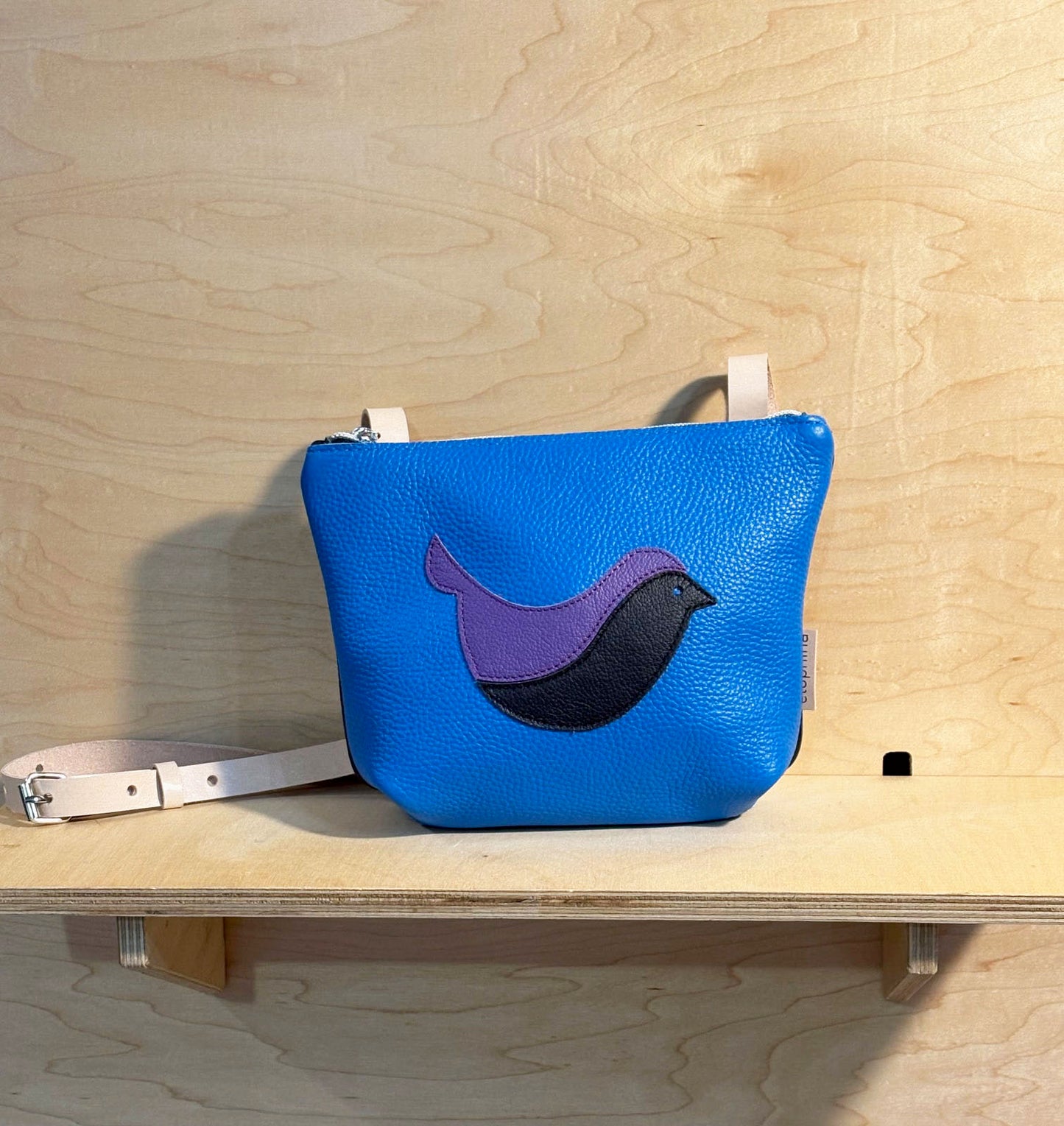 Bird Crossbody blue/black