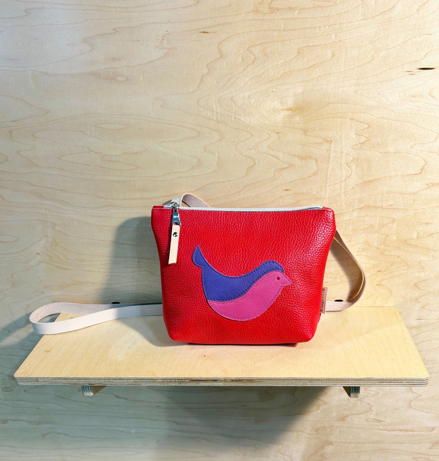Bird Crossbody red/pink