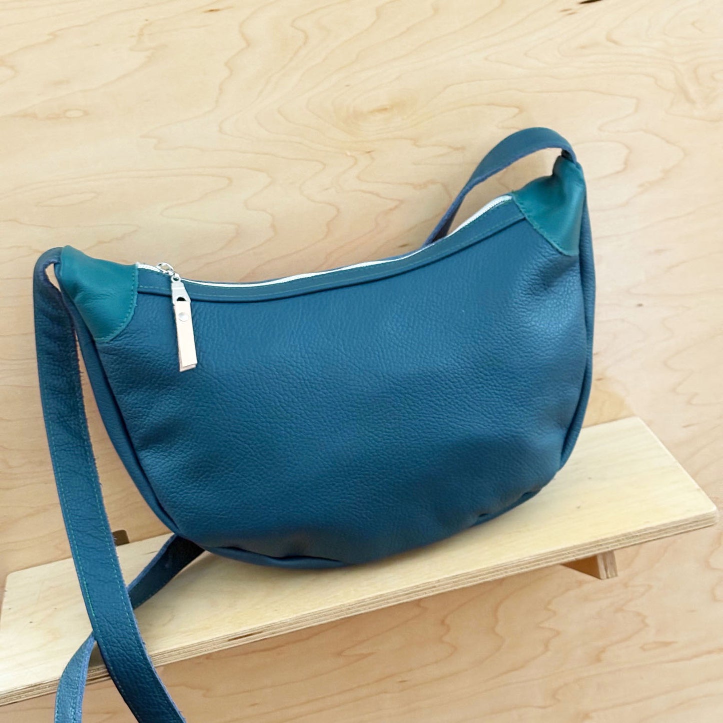 Crescent Crossbody Bag teal