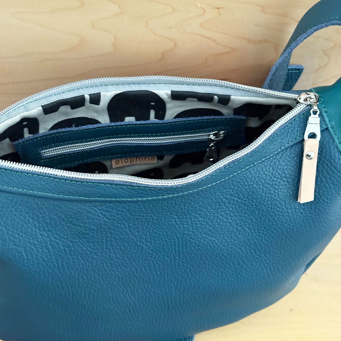 Crescent Crossbody Bag teal