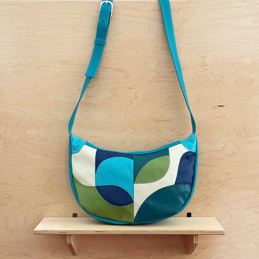 Crescent Crossbody Bag turquoise
