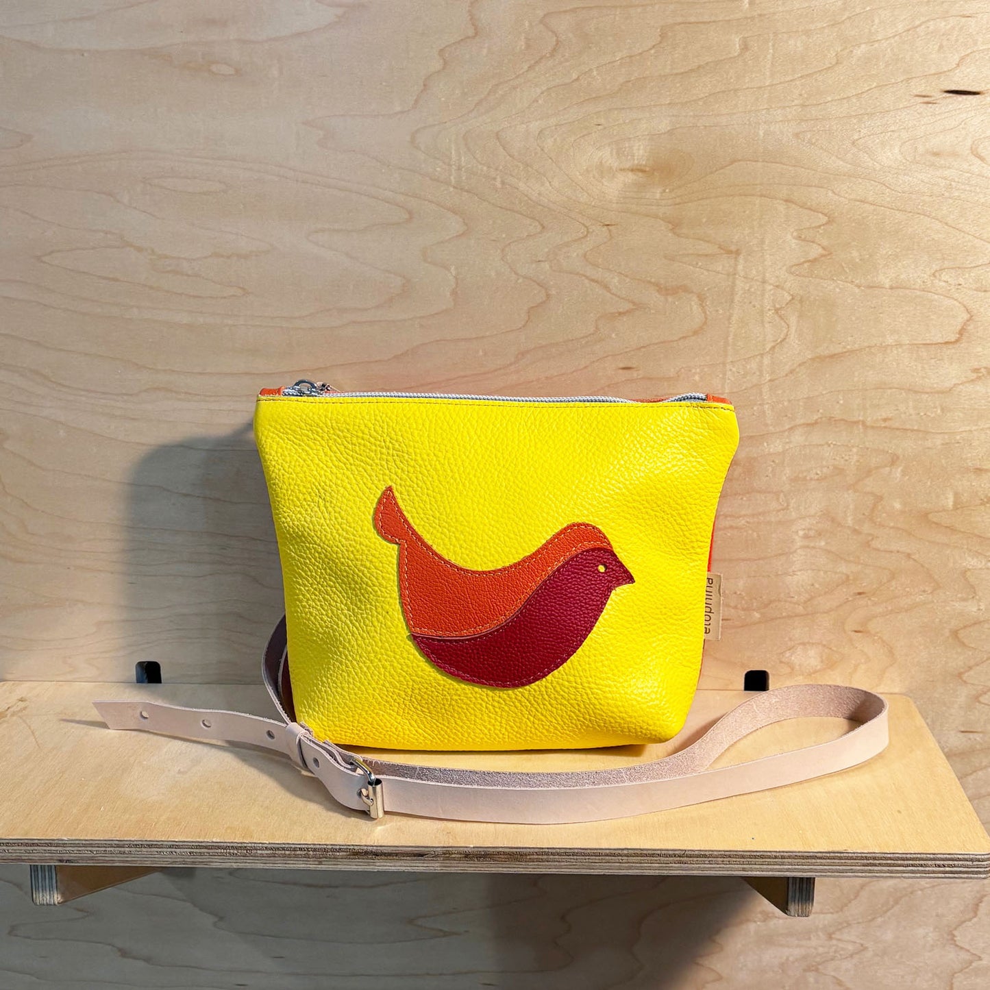 Bird Crossbody yellow/orange